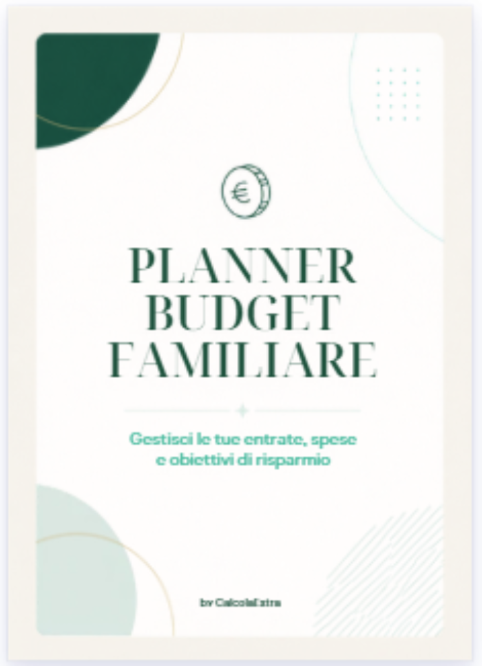 Anteprima della copertina del Planner Canva Budget Familiare